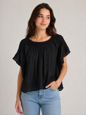 Cavalli Class Sheer Black Blouse Size 8